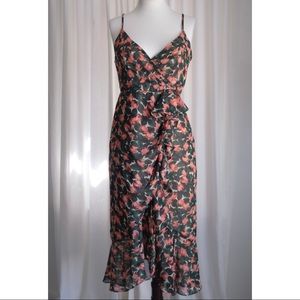 Midi floral dress | S